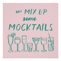 MIX UP MOCKTAILS Aangepaste Bar Keuken Kunst