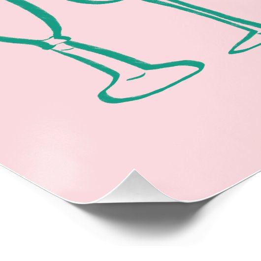 MIX UP MOCKTAILS Aangepaste Bar Keuken Kunst Perfect Poster (Hoek)