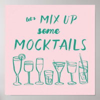 MIX UP MOCKTAILS Aangepaste Bar Keuken Kunst