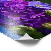 Mix van bloemen foto afdruk (Hoek)