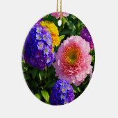 Mix van bloemen keramisch ornament (Rechts)