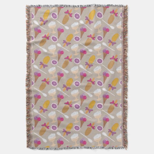 Mix van ijs patroon deken (Voorkant Verticaal)