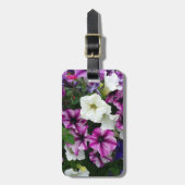 Mix van Petunia Bloemen Bagagelabel (Voorkant verticaal)