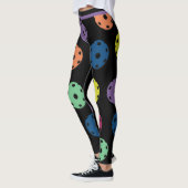 Mix van pickleballen 2 (XL tegelgrootte) Leggings (Links)