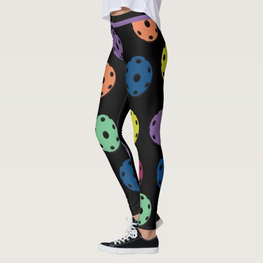 Mix van pickleballen 2 (XL tegelgrootte) Leggings (Links)