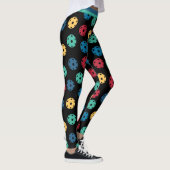Mix van pickleballen 3 (kleine tegel) leggings (Rechts)