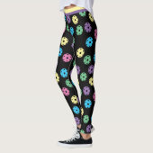 Mix van pickleballen 4 (kleine tegel) leggings (Links)