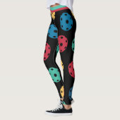 Mix van pickleballs 3 (XL tegel maat) Leggings (Links)