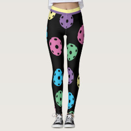Mix van pickleballs 4 (XL tegel maat) Leggings