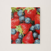 mix van rode en blauwe bessen legpuzzel (Verticaal)