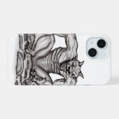 Mix-wezen - trol, golem en duivel iPhone 15 hoesje (Achterkant horizontaal)