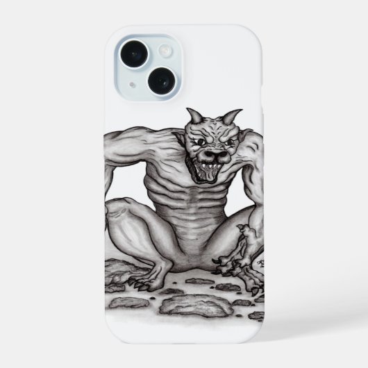 Mix-wezen - trol, golem en duivel iPhone 15 hoesje (Achterkant)