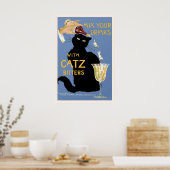 Mix Your Drinks with Catz Bitters Vintage Poster (Keuken)