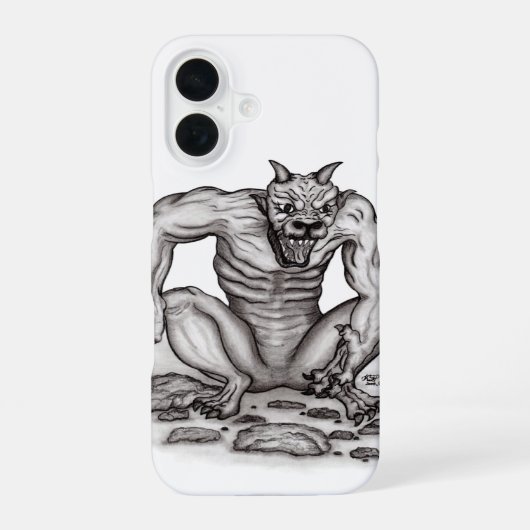 MixCreature - Troll, Golem en Devil iPhone 16 Hoesje (Achterkant)