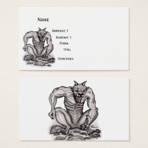 MixCreature - Troll, Golem en Devil Visitekaartjes