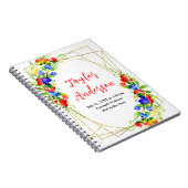 Mixed Berries Baby Birth Stats Notitieboek (Rechterzijde)