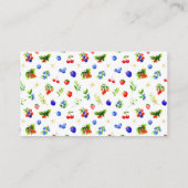Mixed Berries with Foliage Birthday A Note On Gift Informatiekaartje (Achterkant)