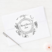 Mixed Berry Jam Sketch Modern label (Envelop)