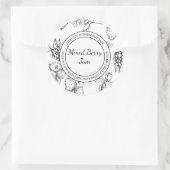 Mixed Berry Jam Sketch Modern label (Tas)