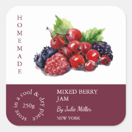 Mixed Berry Small Business Label
