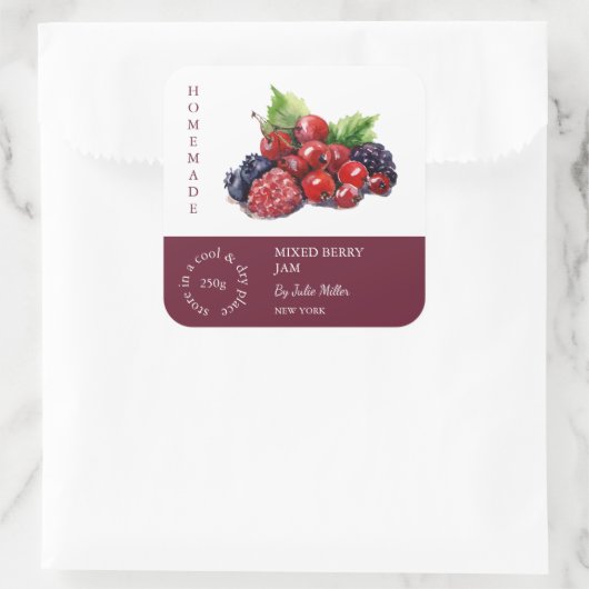 Mixed Berry Small Business Label (Tas)