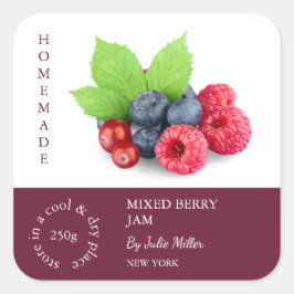 Mixed Berry Small Business Label