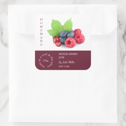 Mixed Berry Small Business Label (Tas)