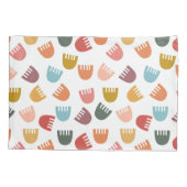 Mixed Boho Flowers Kussensloop (Achterkant)