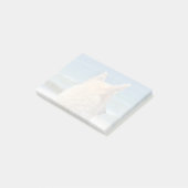 Mixed Breed Dog Zonnezand en Surf Post-it® Notes (Schuin)