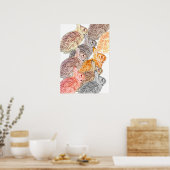 Mixed Bunny Poster Poster (Keuken)