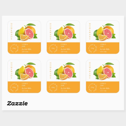 Mixed Citrus Small Business Label (Vel)