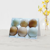 Mixed Eggs in a Carton Kaart (Gele Bloem)