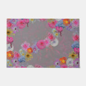 Mixed flowers in modern art deurmat (Voorkant)