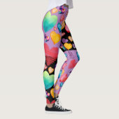 Mixed Hearts-patroon Leggings (Rechts)
