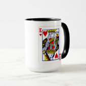 Mixed King & Queen - Two Spirited Plays Card Mok (Voorkant rechts)