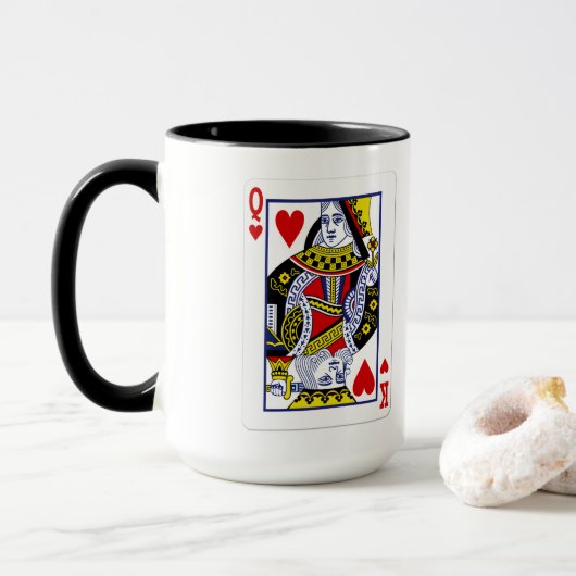 Mixed King & Queen - Two Spirited Plays Card Mok (Met donut)