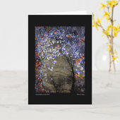 Mixed Maples in een herfstzwembad Kaart (Gele Bloem)