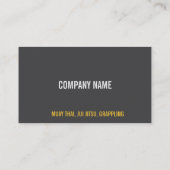 Mixed Martial Art Visitekaartje 10 Class Pass Kaar Klantenkaartje (Achterkant)