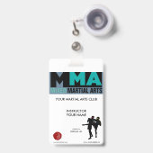 Mixed Martial Arts Badge (Voorzijde met uittrekbare clip)