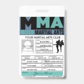 Mixed Martial Arts Badge (Achterkant)