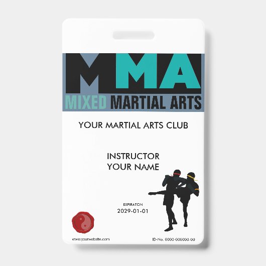 Mixed Martial Arts Badge (Voorzijde)