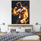 Mixed Martial Arts Fighter Canvas Afdruk (Insitu (Slaapkamer))