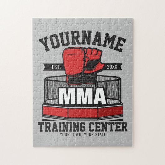 Mixed Martial Arts VOEG NAAM TOE MMA Fight Trainin Legpuzzel (Verticaal)