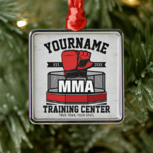 Mixed Martial Arts VOEG NAAM TOE MMA Fight Trainin Metalen Ornament