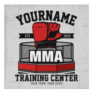 Mixed Martial Arts VOEG NAAM TOE MMA Fight Trainin Perfect Poster