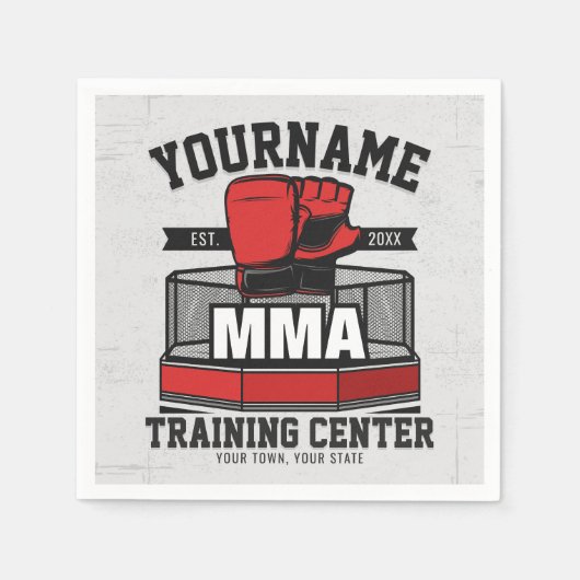 Mixed Martial Arts VOEG NAAM TOE MMA Fight Trainin Servet (Voorkant)