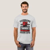 Mixed Martial Arts VOEG NAAM TOE MMA Fight Trainin T-shirt (Voorkant volledig)