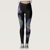 Mixed Media Abstracte kunst Leggings (Voorkant)