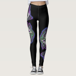 Mixed Media Abstracte kunst Leggings