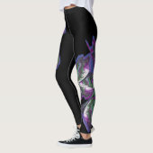 Mixed Media Abstracte kunst Leggings (Links)